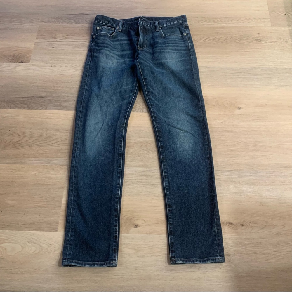 Uniqlo Men's Dark Blue Straight Jeans